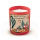 Bougie parfumée 220gr en verre rouge - La Parenthèse