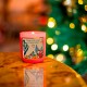 Bougie parfumée 220gr en verre rouge - La Parenthèse