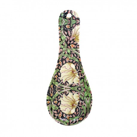 Repose cuillère en mélamine - William Morris (White Pimpernel)