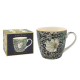 Breakfast mug - William Morris (White Pimpernel)