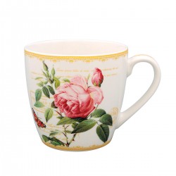 Tasse déjeuner en porcelaine - Redoute Rose