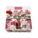 Set 2 mugs - New Redoute Rose