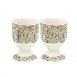 Set de 2 coquetiers en porcelaine - William Morris (Artichoke)