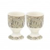 Set de 2 coquetiers en porcelaine - William Morris (Artichoke)