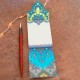 Pocket Carnet Notes Paisley ' Turquoise'