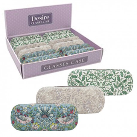 Display of 12 glasses cases W.Morris (Acorn)