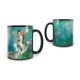 Black ceramic mug 12oz - Le Jardin des Secrets