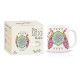 Mug ceramic 350ml - Paon paon pidou (cachemire)