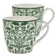 Lot de 2 tasses déjeuner assorties en porcelaine - Acorn