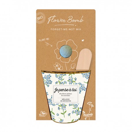 Grow kit (1 flowers bomb + pot) - Myosotis