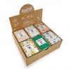 Display of 24 sets of 4 flowers bombs - Herbes du jardin