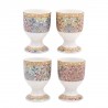 Set de 4 coquetiers en porcelaine - Hyacinth