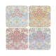 Coasters set of 4 - Hyacinth