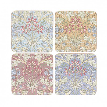 Coasters set of 4 - Hyacinth