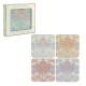 Coasters set of 4 - Hyacinth