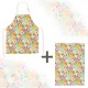 Lot tablier et torchon 100% coton biologique - Dolce Vita