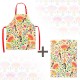 Lot tablier et torchon 100% coton biologique - Tu me donnes des ailes