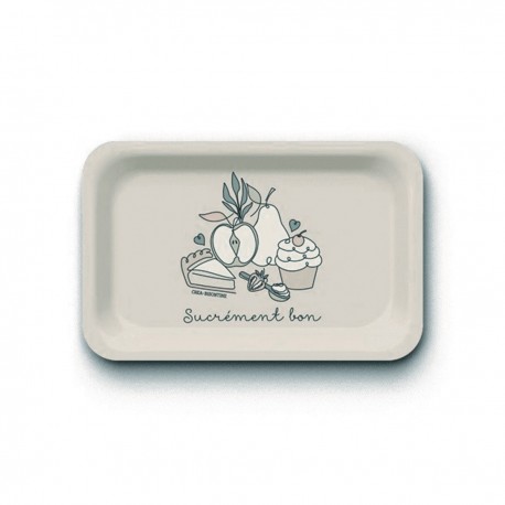 Plateau rectangulaire (28x18 cm) - Sucrément bon