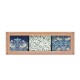 Set de 3 boîtes carrées PM - William Morris (Strawberry Thief Blue)