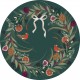Boîte ronde GM en métal - Sara Miller (Christmas Flowers)