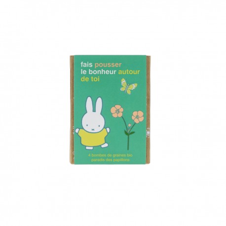 Set of 4 flowers bombs - Miffy (Fais pousser le bonheur)