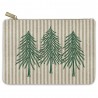 Embroidered pouch - Trees