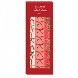Emery boards - Candy Cane Lane