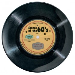 Assiette plate mélamine PM Vintage '60's Single'