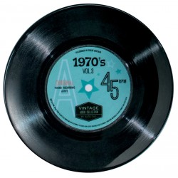 Assiette plate mélamine PM Vintage '70's Single'