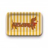 Kraft tray (mat 28x18 cm) - Un Noël qui a du chien