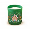 Bougie parfumée 220gr en verre vert- Maison bonbon