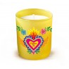 Bougie parfumée 220gr en verre jaune - Canta la Vida