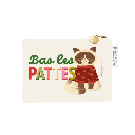 Purse (13x9.5 cm) - Un Noël qui a du chien (attention chat grognon)