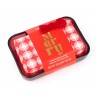 Soap bar 200g with glass soap dish - Merry (Winter Berries)