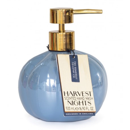 Savon liquide flacon verre 500ml en forme de citrouille - Harvest