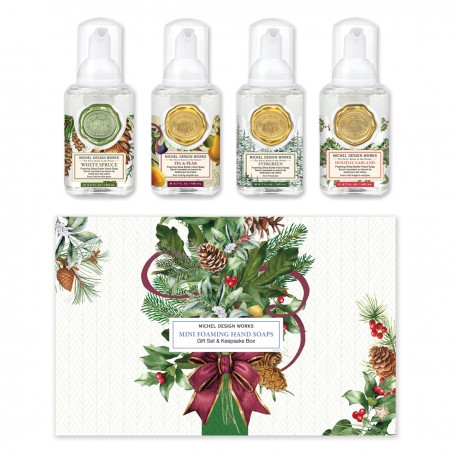 Coffret cadeau 4 savons moussants 140 ml - Holiday