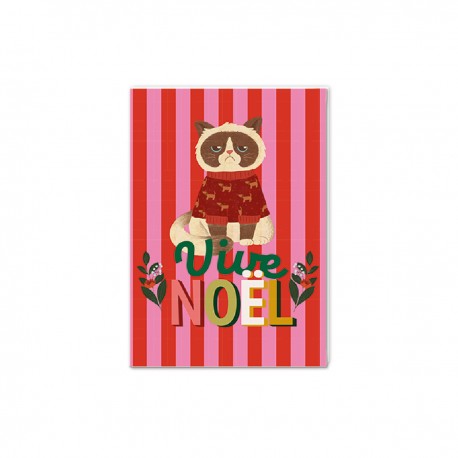 Carnet souple A6 (48 p.) - Un Noël qui a du chien (Vive Noël)