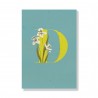 Mini journal - Monogram Floral D