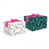 Big square bow box set of 2 - Twinkle Pop Lights