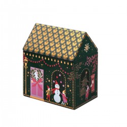 Boîte maison en métal PM - Sara Miller (Christmas Flowers)