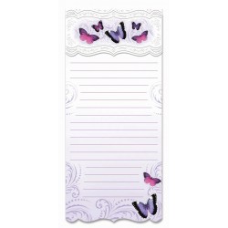Bloc shopping aimanté 'Purple Butterfly'
