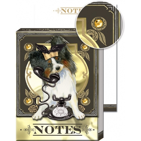 Pocket Carnet Notes 'Chien & Téléphone'