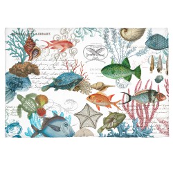Tapis en coton 'Sea Life'