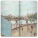 Carnet de notes long Bungee 'Scenes of Paris'