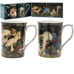 Coffret 2 mugs 'John Waterhouse'