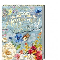 Pocket Carnet Notes 'Choose Happiness'