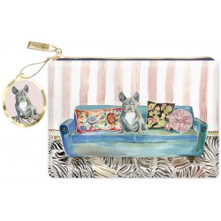 Trousse aspect cuir Frenchie - Uptown Pets