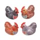 Poules à garnir en métal - Présentoir 24 ass - Hens