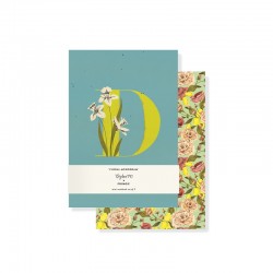 Set 2 Mini carnet de notes - Monogram Floral D