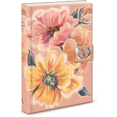 Carnet de notes avec broche - Florette Bouquet